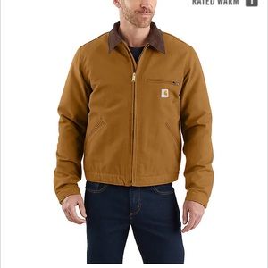 Carhartt Relaxed Fit Duck Blanket-Lined Detroit Jacket  Small